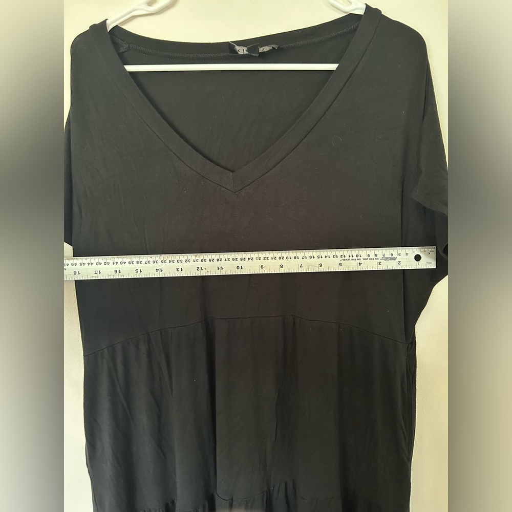 Dotty Black Maxi Dress - Picture 5 of 8
